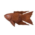 thumbnail image 1 of Wooden Hand Carved Koi Fish Statue Figurine Sculpture Art Home Decor Accent Handmade Handcrafted Seaside Tropical Nautical Ocean Coastal Decoration, 1 of 7
