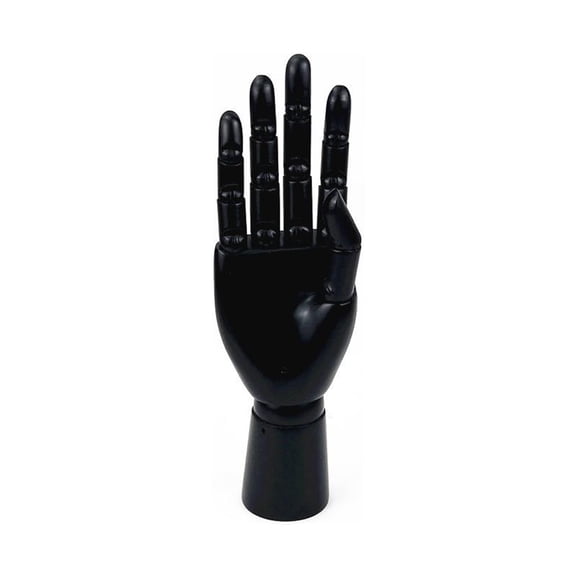 Wooden Hand Model Flexible Moveable Fingers Manikin Hand Figure Right Hand for Sketching Drawing Desk Decor