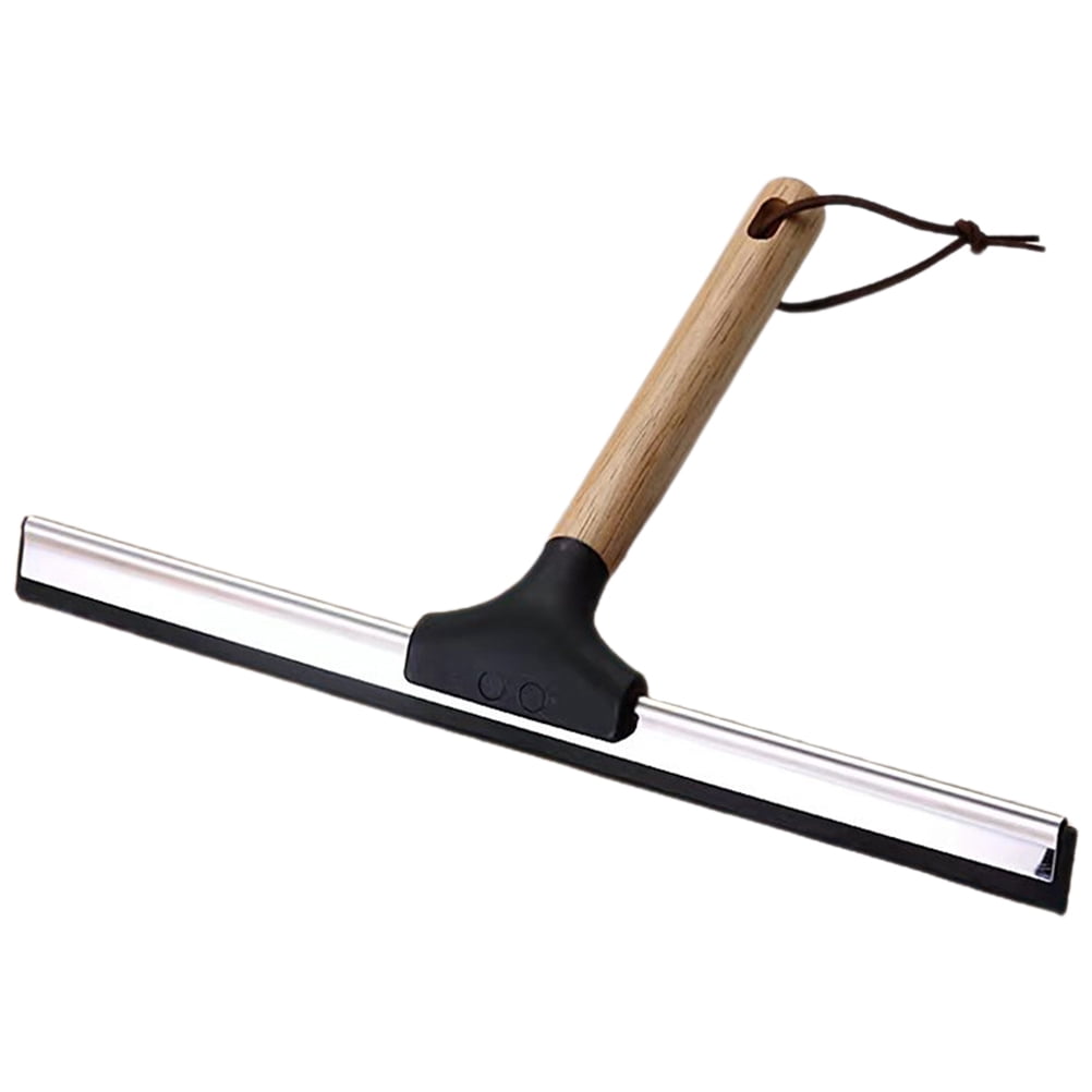 Wooden Handle Glass Wiper Clean Detergent Mirrors Window Wipers Shower