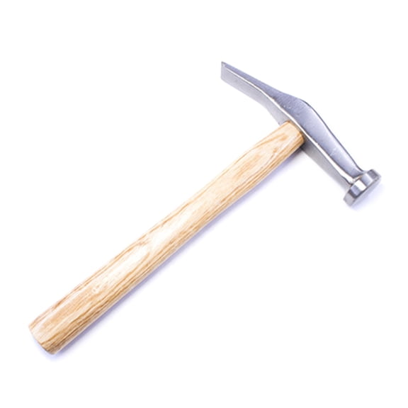 Wooden Handle Shoe Hammer Leather Work Tool Highly Polished for Head Shoe Tool Rustproof Shoe Hammer Unique for Head Des
