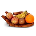 thumbnail image 1 of Wooden Handmade Hand Palm Fruit Decorative Bowl Centerpiece Hand Carved Art Home Decor Gift Decoration Artwork Handcrafted Storage Wood Serving Bowls, 1 of 6