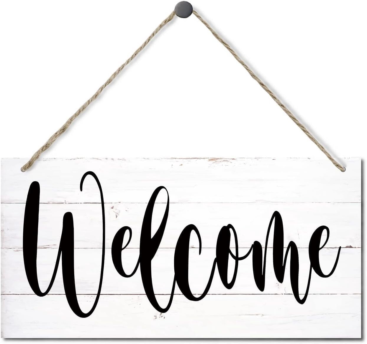 Wooden Hanging Welcome Sign - Walmart.com