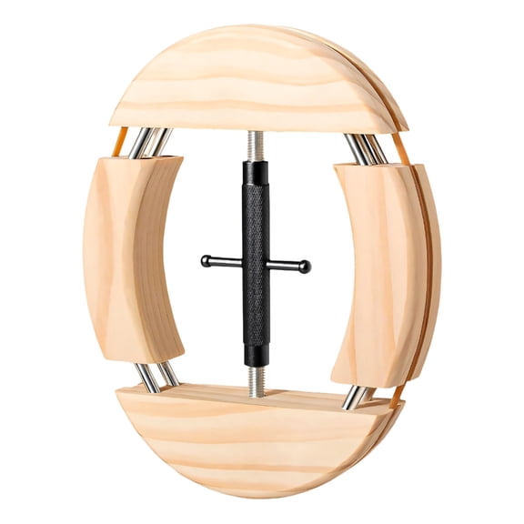 Wooden Hat Reshaper Featuring Improved Handle For Easy Use