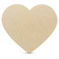 thumbnail image 1 of Wooden Heart Cutouts for Crafts 20 inch, 1/4 inch Thick, Pack of 25 Unfinished Heart Shaped Wooden Cutouts, by Woodpeckers, 1 of 8