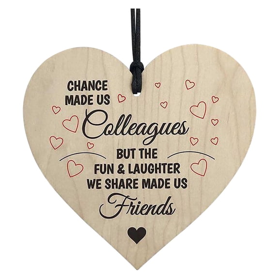 Wooden Heart Love Sign Pendant, Rustic Commemorative Hanging Decor for Home, Wedding, Anniversary, or Gift, Wooden Heart Art