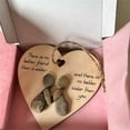 thumbnail image 1 of Wooden Heart Thank You Gift Ornament - Christmas Tree Decor, Car Rearview Mirror Hanging, Home Party Decoration, Graduation Wedding Gift for Friend Mom, Engraved Appreciation Keepsake, 1 of 5