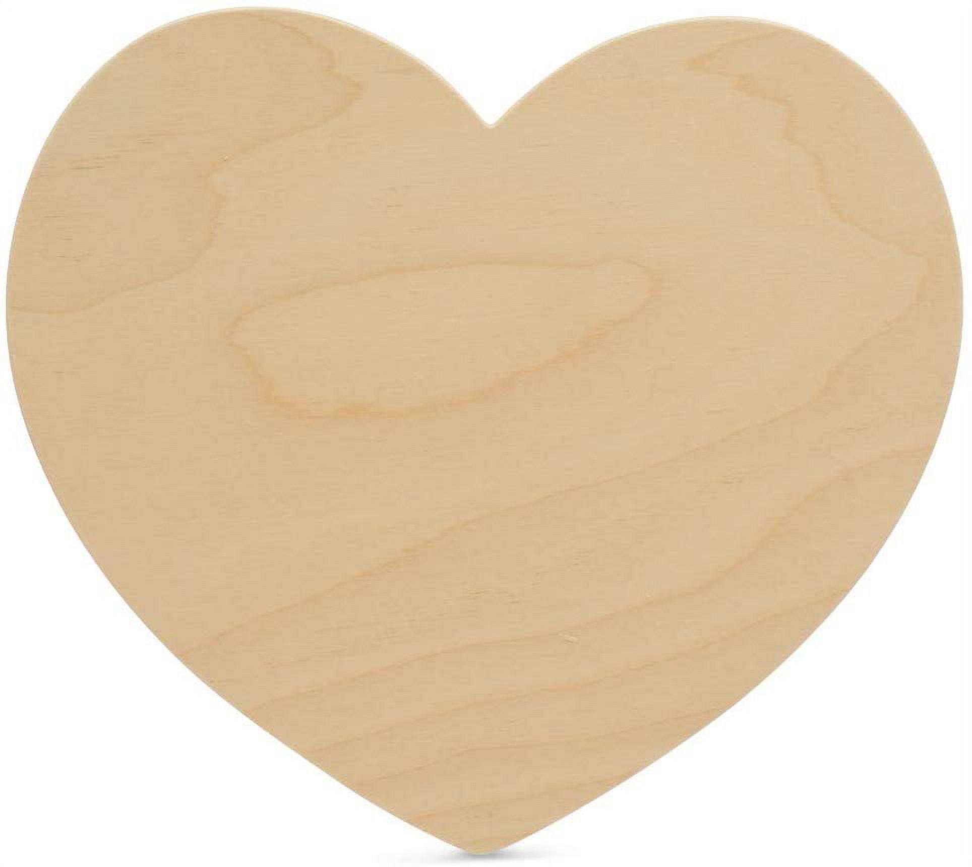 Heart Wooden Colour-in Bookmarks (Pack of 8) Wood Craft Kits for Kids