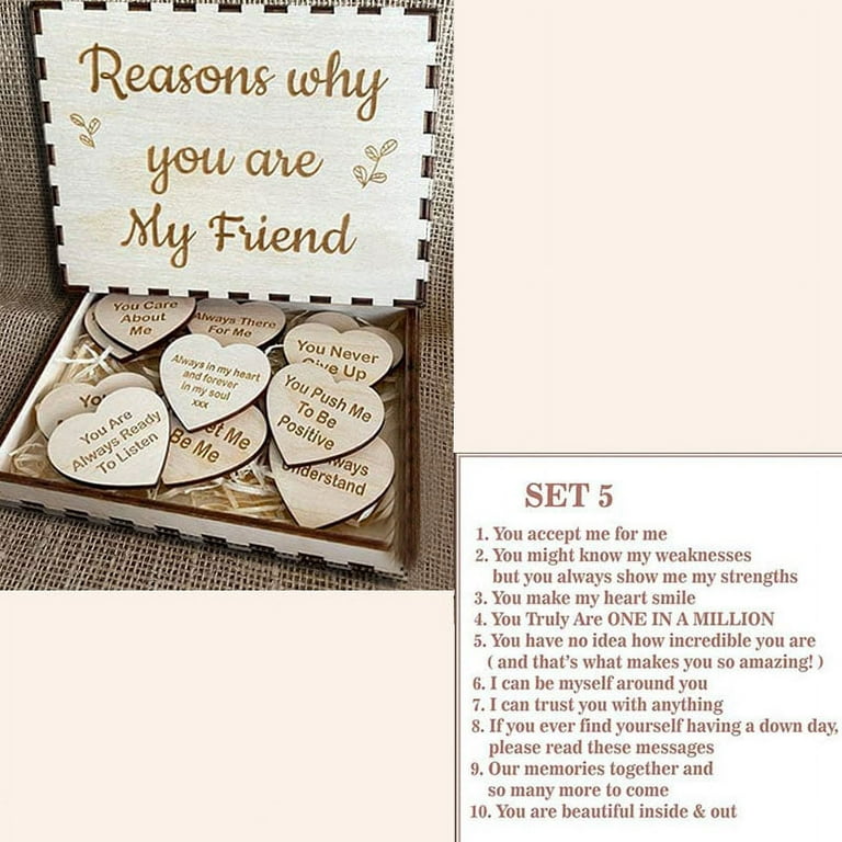 Best Friend Gift Box Set: BFF Gift , Long Distance, Quotes