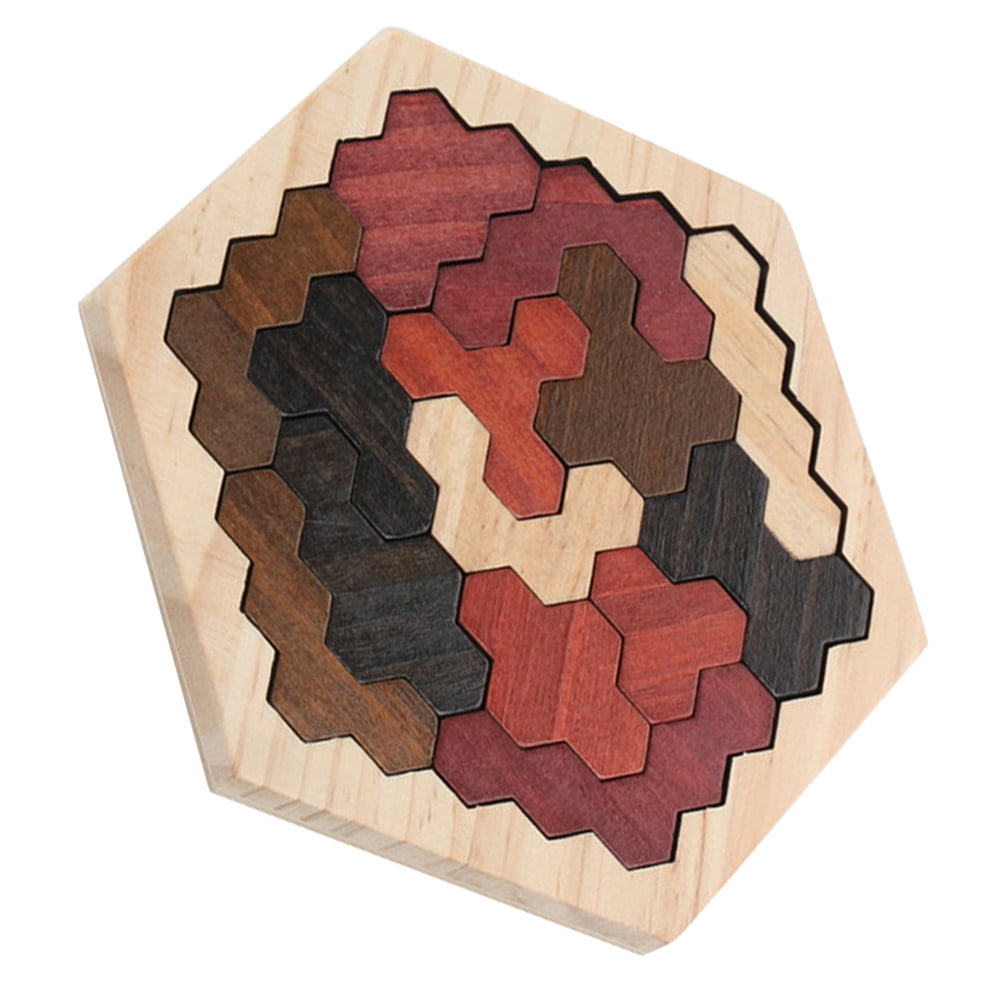 Why Pattern Blocks Game Shape Pattern Block Game Coogam Wooden Hexagon Puzzle – 60 Challenge ...