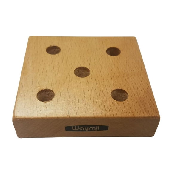 Wooden Holding Stand, For 3/8" Metal Punch Stamps Storage jewelry tool