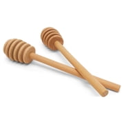 Wooden Honey Dippers 6", Pack of 6 Honey Dipper Sticks for Party Favors, D cor, and Food Boards, by Woodpeckers