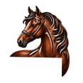 thumbnail image 1 of Wooden Horse Door Topper,Rustic Lying Craft Wall Art Decor | Hanging Brown Door Frame Farmhouse Ornament,Unique Gift for Horse Lovers Cute Shelf Topper Home Decoration, 1 of 7