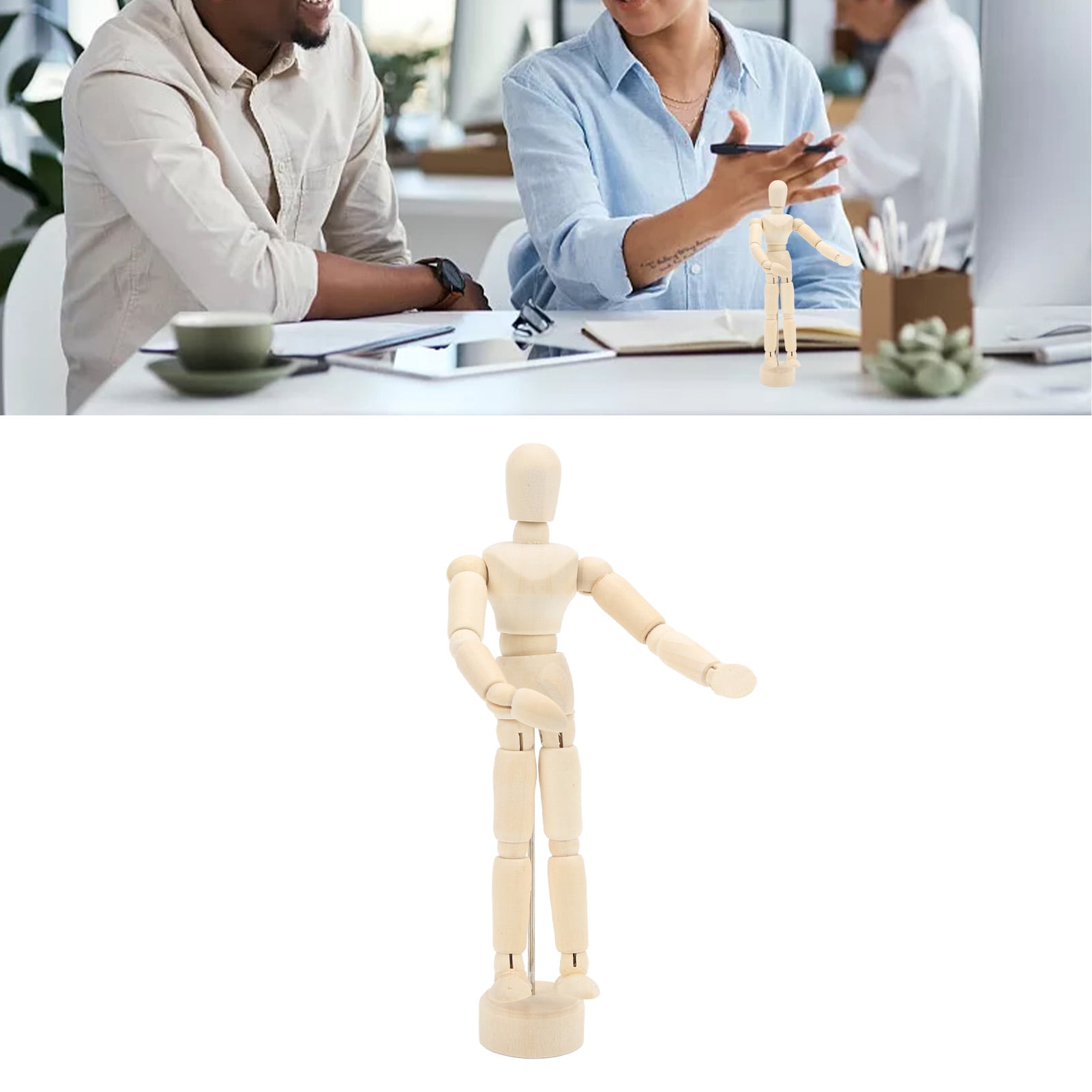 Wooden Human Body Drawing Mannequin 14 Rotatable Joint Drawing Mannequin Human Body Wood Artist