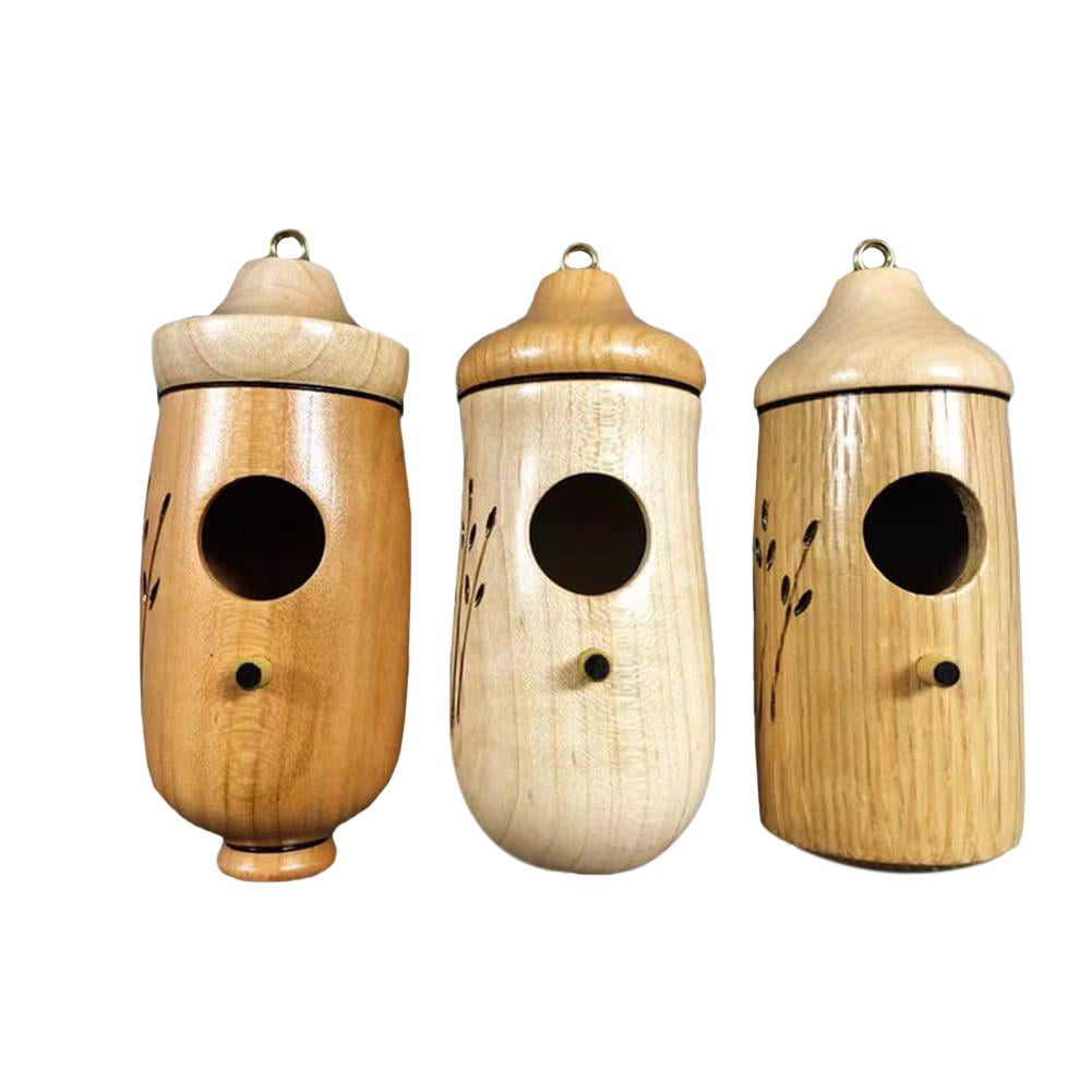 Wooden Hummingbird House, Libiyi Wooden Hummingbird House, Dotmalls ...