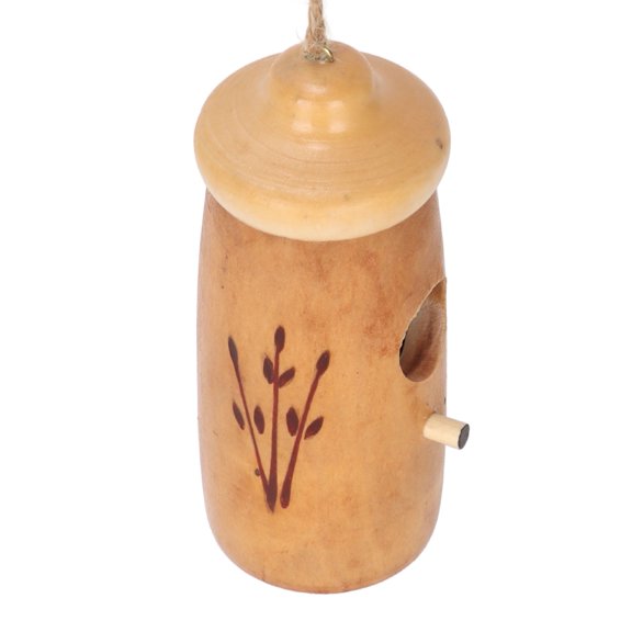 Wooden Hummingbird House Outside Hanging Wooden Hummingbird House for Indoor Outdoor Garden Decor,Hummingbird Hut for Outside,Bird House