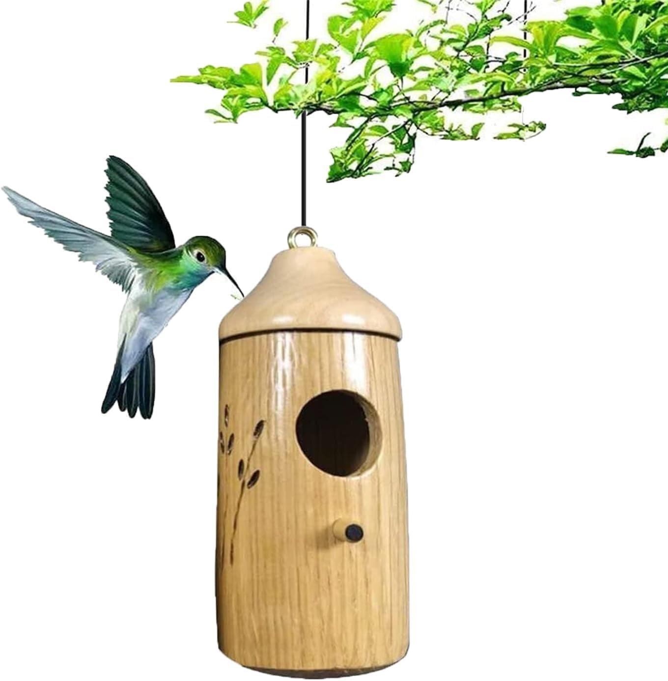 Wooden Hummingbird House, Wooden Hummingbird House, Humming Bird House ...