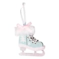 thumbnail image 1 of Wooden Ice Skates Christmas Tree Ornaments 4inch Colorful Shoes Pendant with White Soft Plush Cuffs & Bow Xmas Hanging Decorations for Home Fireplace Mantel Winter Party, 1 of 8