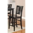 thumbnail image 1 of Wooden Imports Furniture BU-WC-BLK Buckland Counter Height Chair with Wood Seat - Black, 1 of 1