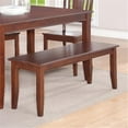 thumbnail image 1 of Wooden Imports Furniture DU-WB-MAH Dudley Dining Bench with Wood Seat - Mahogany, 1 of 1