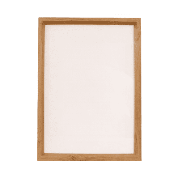 Wooden Inclined Photo Frame for Desktop and Wall Display - Versatile Hanging and Standing Photo Frame with Poster Ready
