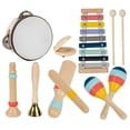 thumbnail image 1 of Wooden Percussion Music Set for Early Education - Handcrafted Toys, 1 of 7