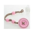 thumbnail image 1 of Wooden Jeanky Button Pacifier Clip, 1 of 4