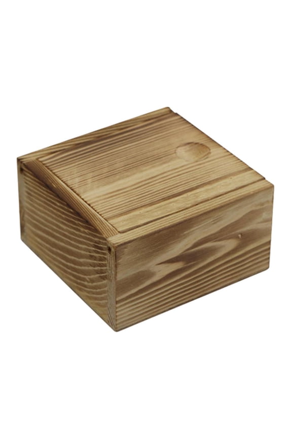 Wooden Jewelry Storage Box Organizer Soap Organization Storage Box Necklaces Light Brown