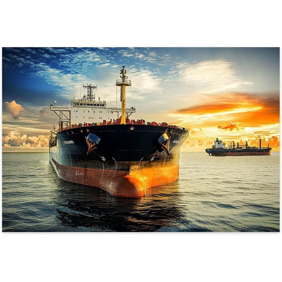 Jigsaw Puzzle for Adults, Cruise Ship Ocean Sunset Nautical Landscape, 1000 Piece Wooden Puzzle, Serene Maritime Scene Art for Home Display