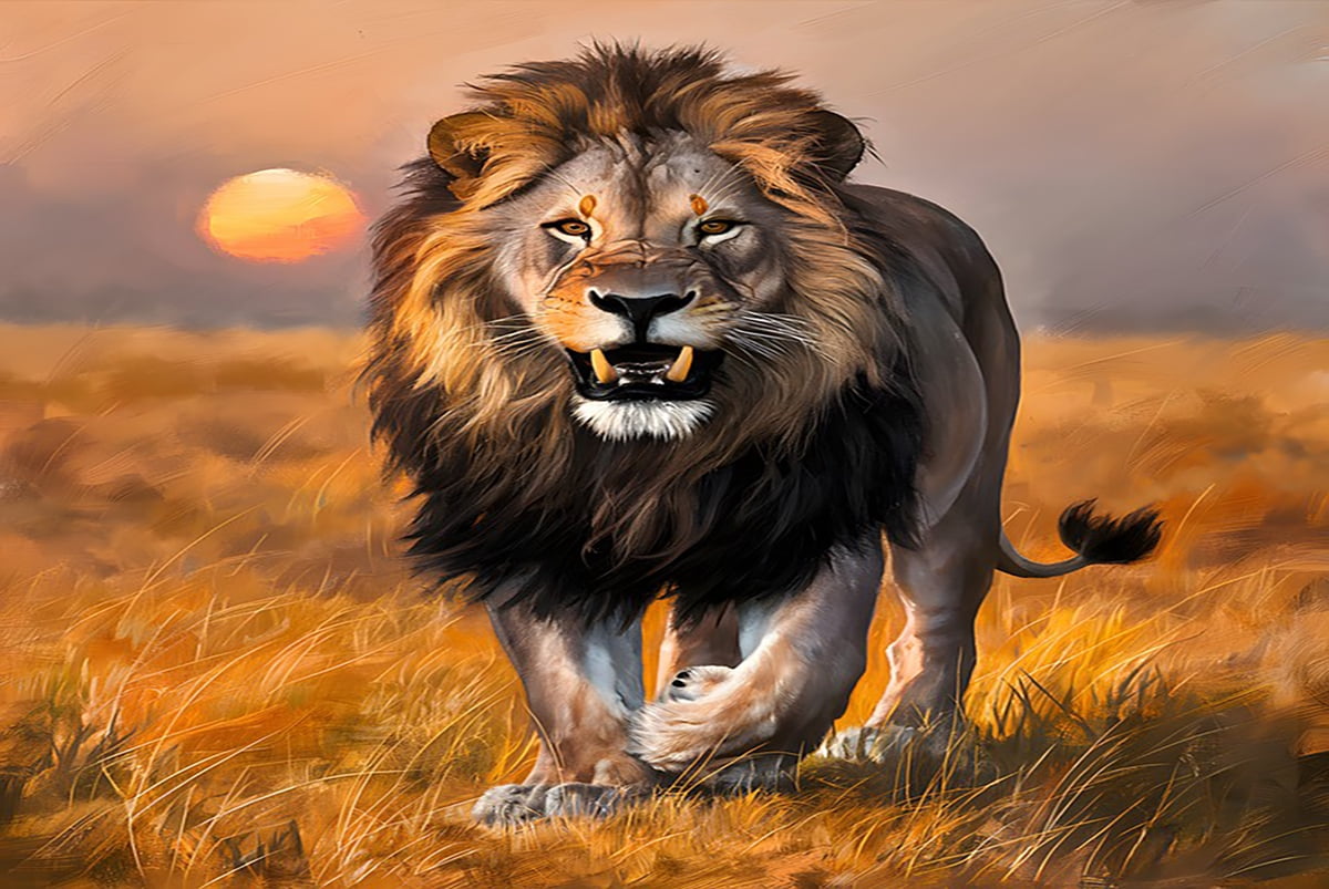 Wooden Jigsaw Puzzles for Adults 500 Piece Lion Challenging Family ...