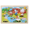 thumbnail image 1 of Wooden Jigsaw Puzzles for Kids Ages 3-5, Puzzles for Toddlers 2 3 4 Year Old, Kids Puzzle Toys with Animal Patterns Educational Toys for Boys and Girls, 1 of 1