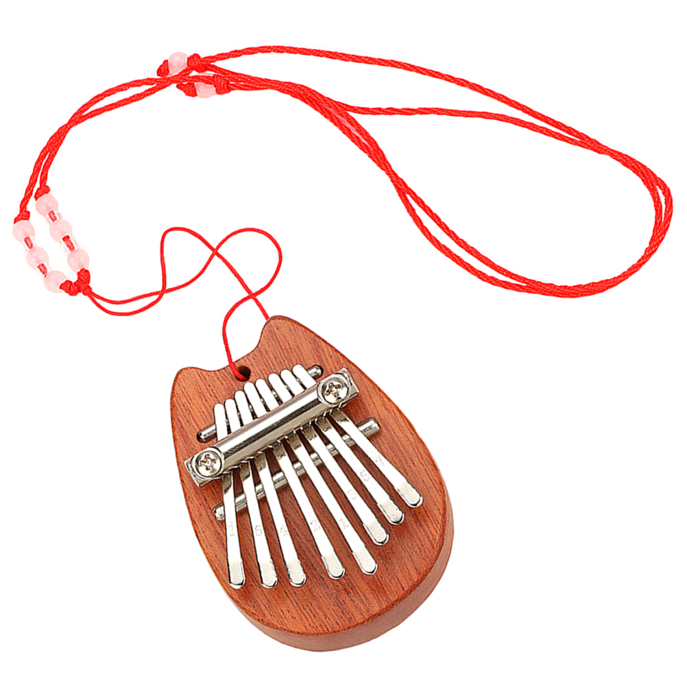 Raindrops Delicate Thumb Piano Convenient Wooden Kalimba Multi-use ...