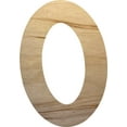 thumbnail image 1 of Wooden Kids Craft Letter, Unfinished 20'' Alphabet Letter O, Paintable DIY, 1 of 3