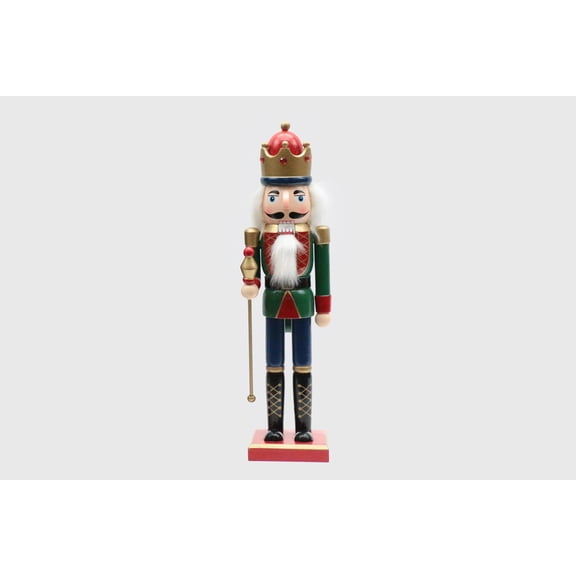 Wizardi Wooden Nutcracker King F07M6-11 Green