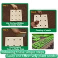 Wooden Kit Square Foot Gardening Tools Seed Templates Gifts for