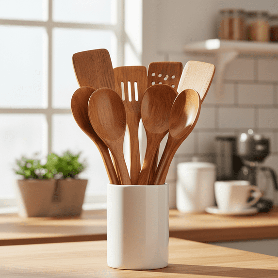 Wooden Kitchen Flat Head Shovel, Environmentally Friendly Safe Robust Cooking Serving Utensil for Home & Restaurant Use (13 x 3 inch)