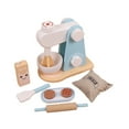 thumbnail image 1 of Wooden Kitchen Toys for Toddler,Pretend Play Cooking Toy,Montessori Educational Toys for Toddler Girls Aged 3-7,Little Chef Home Baking Playset: Blender & Cookie Making Kit, 1 of 5