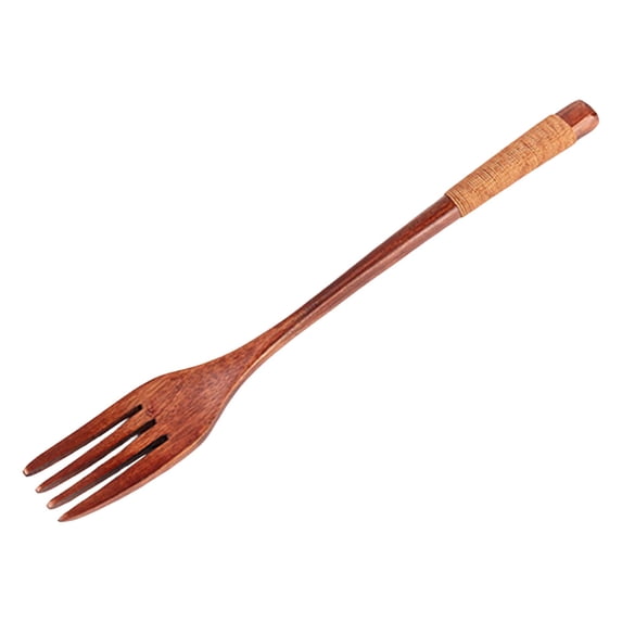 Wooden Kitchen Utensil,Reusable Non-Scratch Cooking Tools,8.86 Inches Wooden Cooking Utensils with Comfort Grip for Cooking,Mixing, Baking and Serving Nonstick Cookware