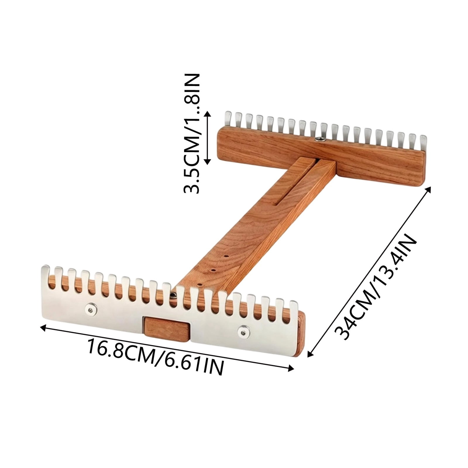 Wooden Knitting Loom Kit Manual DIY Weaving Frame for Scarves Tapestries Beginner Textile Art Projects