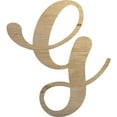 thumbnail image 1 of Wooden Large Letter G, Unfinished Wall 12'' Tall Craft, Paintable DIY, 1 of 3