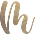 thumbnail image 1 of Wooden Large Letter M, Unfinished Wall 12'' Tall Craft, Paintable DIY, 1 of 3