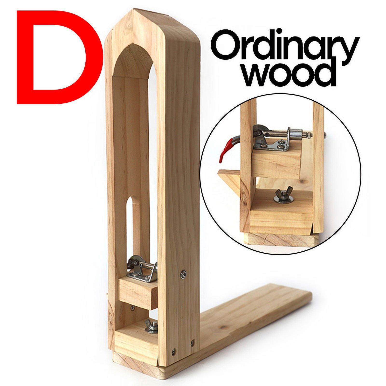 Wooden Leather Retaining Clip Leather Craft Sewing Tools Clamps for DIY