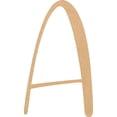 thumbnail image 1 of Wooden Letter A Blank Craft, Paintable 2'' MDF Wood DIY, Snowy, 1 of 3