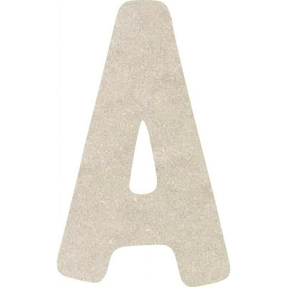 Awesome Life Craft Wooden Letter A Blank Paintable 4'' MDF, Custom Cut, Nursery