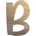 thumbnail image 1 of Wooden Letter (B) Unfinished Craft, 12'' Tall Alphabet Wood Letter DIY, Paintbale Icebold Font, 1 of 5