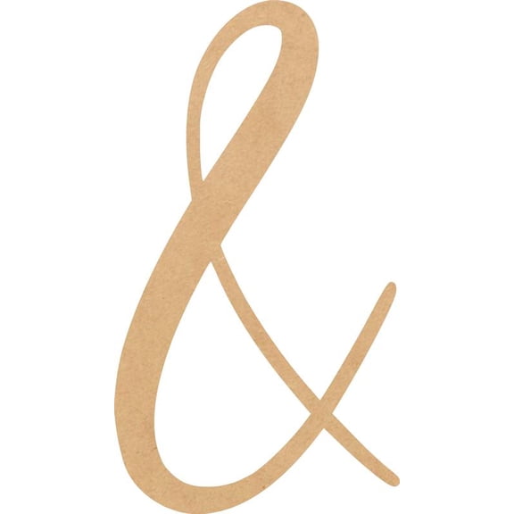 Wooden Letter & Blank Craft, Paintable 6'' MDF Wood DIY, Snowy