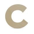 thumbnail image 1 of Wooden Letter C Cutouts 8", Pack of 3 Wooden Letters for Wall Decor, Home Decor, Crafts, and Party Decorations by Woodpeckers, 1 of 5