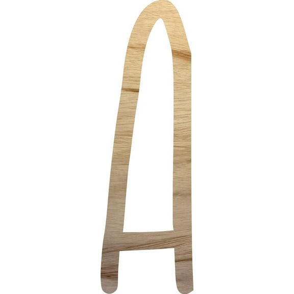 Wooden Letter Craft, 6'' tall Alphabet Letter A, Wall Hanging Northwood Font