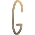 thumbnail image 1 of Wooden Letter Craft, 6'' tall Alphabet Letter G, Wall Hanging Northwood Font, 1 of 3