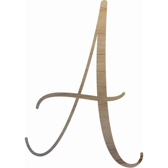 Wooden Letter Craft A, Unfinished 3'' Wood Letter DIY, Paintable Kids Project