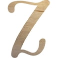 thumbnail image 1 of Wooden Letter Craft Alphabet Z, Unfinished 15'' Small Wood Letter Décor, 1 of 3
